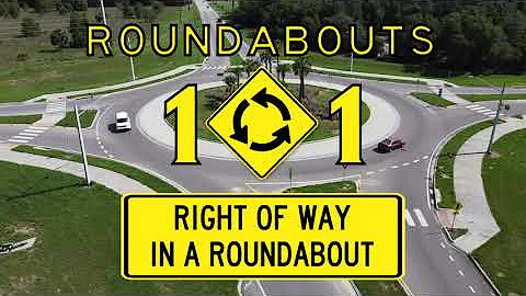 FDOT Roundabouts 101: RIGHT OF WAY IN A ROUNDABOUT - DayDayNews
