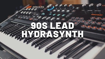 90s Lead Sound with ASM Hydrasynth (No Talking) | Trance, Dance & Synthwave