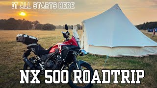 honda nx500 | Roadtrip  | It all starts here