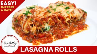 Lasagna Spinach Rolls | Lasagna Recipe | Lasagna Roll Ups