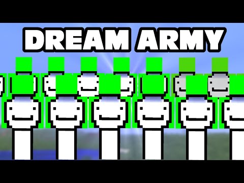 My Friends Destroyed My Base, So I Made a DREAM Army! Minecraft