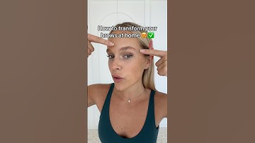 Easy DIY brow lift / lamination at home 😍 Follow for more beauty hacks! #DIYbeauty #browlamination