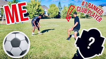 1V1 SOCCER VS #1 RANKED STATE CLUB PLAYER!!! (*INTENSE*)
