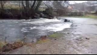 Navasfrías crecida Río Águeda Febrero  2018