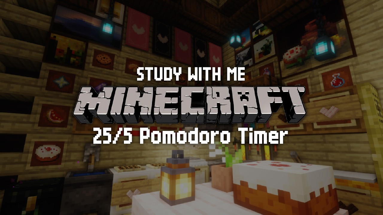 Studying Pomodoro Timer (with Minecraft Canpfire Sound) - YouTube