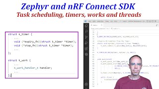 Zephyr and Nordic nRF Connect SDK - 04 Scheduling Tasks, Timers, Work Queues and Threads screenshot 2