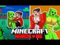 Jai survcu 100 jours en tant que mikey de maizen dans hardcore minecraft 