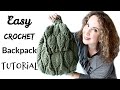 Easy Crochet Leaves BackPack Tutorial