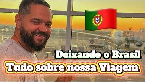 We arrived in Portugal 🇵🇹 How was our departure from Brazil 🇧🇷