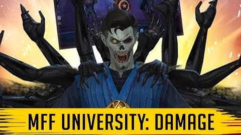 MFF University Day 4 - Damage (Scaling & Optimize) - Marvel Future Fight