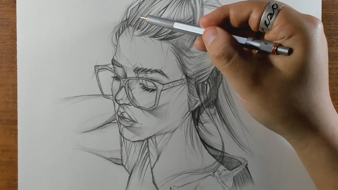 Cómo Dibujo un Bello Rostro de Mujer a Lápiz Paso a Paso - PARTE 2 - thptnganamst.edu.vn