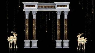 Golden Deer Wedding Theme Led Mapping Screen by Musicom HD