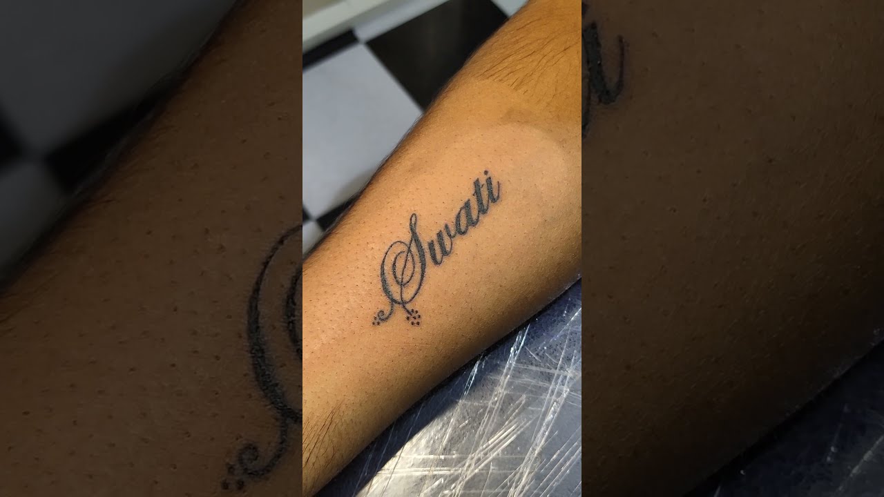 Name Tattoo Swati Sticker in TarnTaran at best price by Inksign Tattoo   Justdial