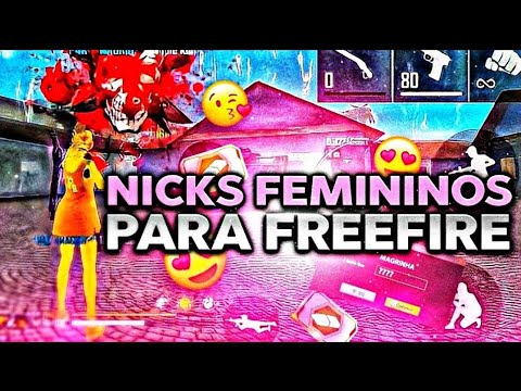 As melhores ideias de Nick feminino para usar no FF #nomesfemininos #n