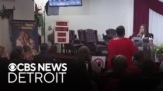 Detroit church hosts "no violence" rally after McDonald's employee is killed