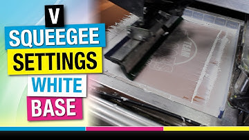 V Squeegee Settings for a Bright White Base - Javelin Freedom Tuf Workhorse Tutorial
