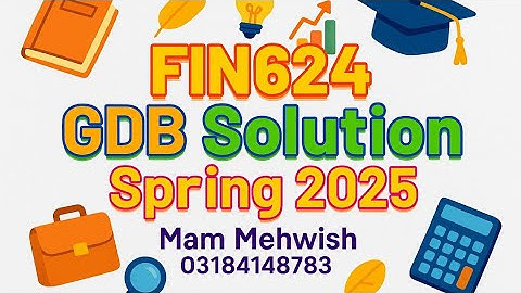 FIN624 GDB Solution Spring 2025 | Islamic Finance | Murabaha Late Payment Issue Explained 🔥