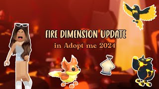 Fire dimension update v Adopt me🔥