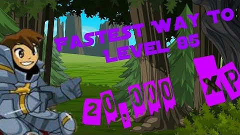 AQW Fastest Way To Level 85!!! 20K XP