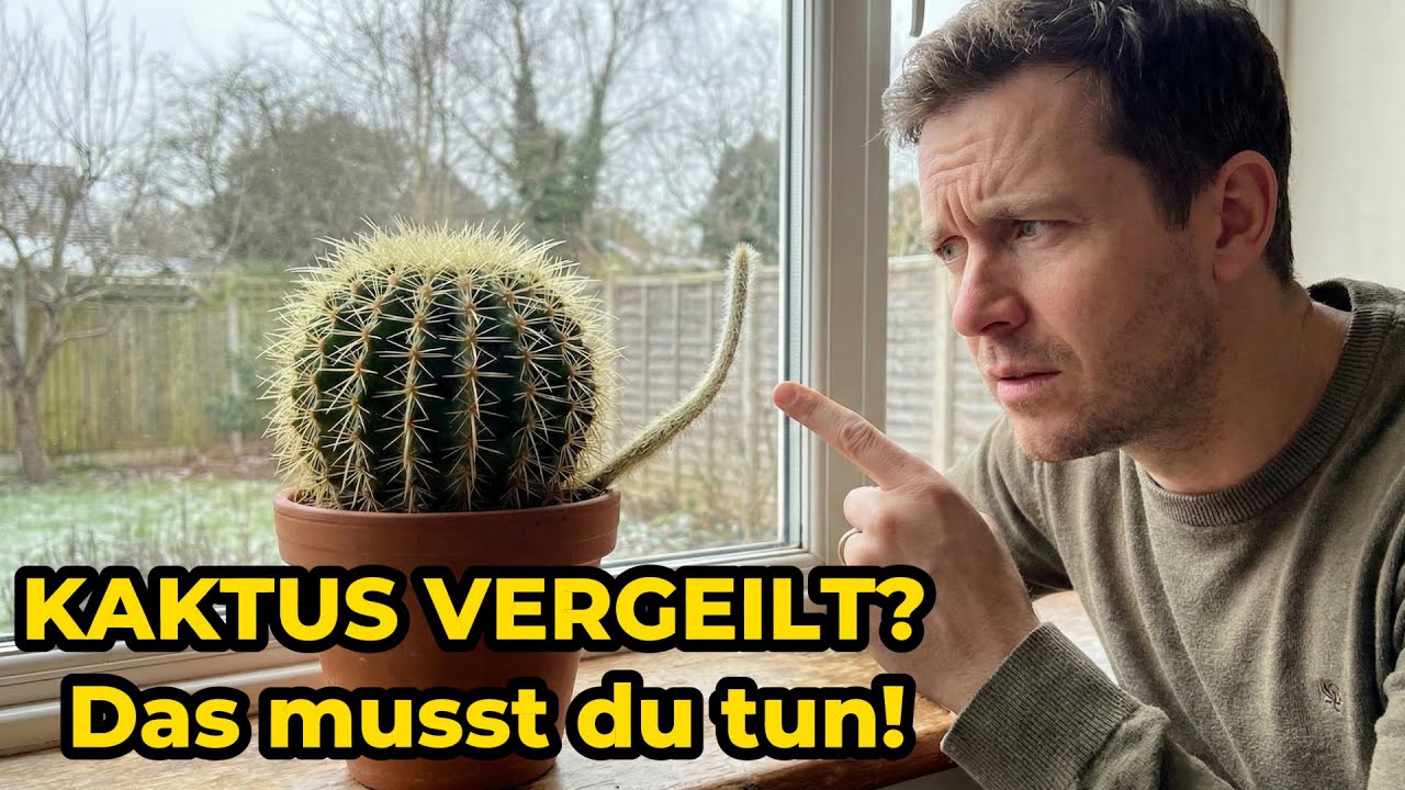 Kaktus wchst dnn nach oben? Hilfe gegen Vergeilen, Spargeln und  Etiolierung