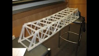 Surprising Way to Build a Straw Bridge Surprising Way to Build a Straw Bridge.