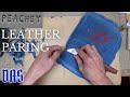 The Craft of Hand-Paring Leather for Bookbinding by Jeff Peachey