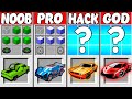 NOOB vs PRO vs HACKER vs GOD : SUPER CAR CRAFTING CHALLENGE In Minecraft Animation