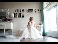 The Best Wedding Lens EVER?!?!  Tamron 35-150 f2-2.8 Review