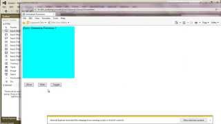 jQuery Show and Hiding Animate Functions Tutorial Part-15