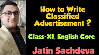 Classified Advertisements | Class 12 | Format | Types | Examples | English Core | BrainyLads |