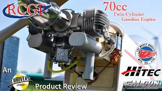 RCGF 70cc Twin Cylinder Gasoline Engine   An RCUniverse Product Review