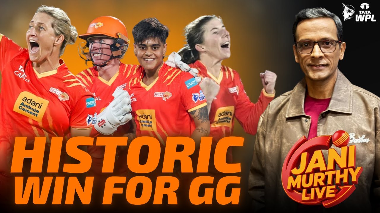 Historic Win for GG | GG Qualifies for Eliminator | TATA WPL 2026 | Live with Jani🔴