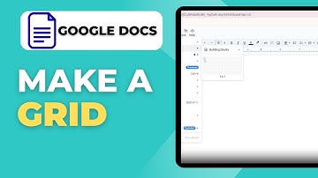 How To Make A Grid On Google Docs