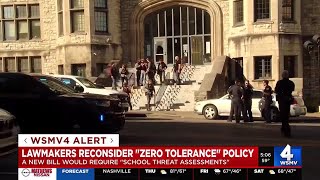 Bill aims to change policy for students who threaten school violence