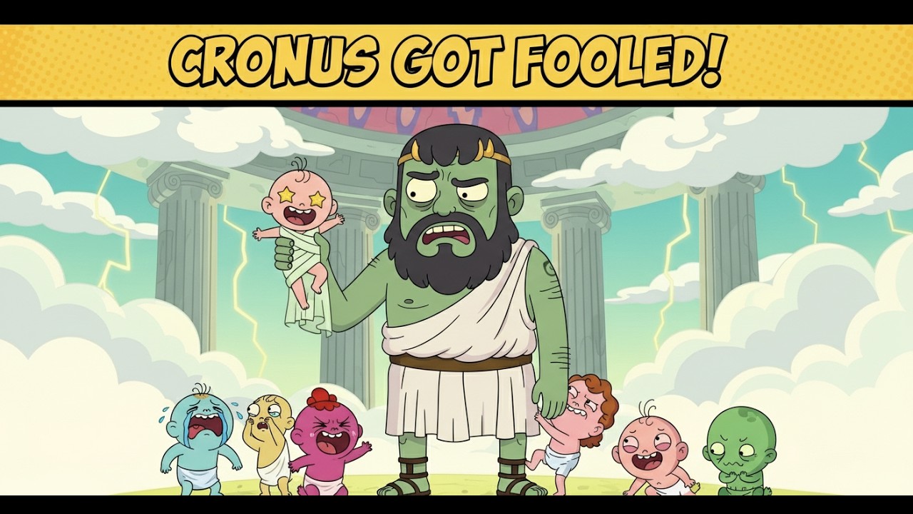 Zeus: The Hidden Child [Part 1] | Funny Greek Myth Animation