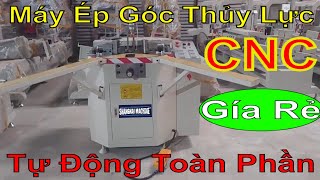 Máy ép góc cnc giá rẻ || Máy ép góc thủy lực nhôm xingfa tự động toàn phần 0968056716