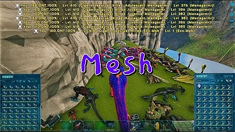 Ark Official PVP | Wiping Youtubers Mesh Base