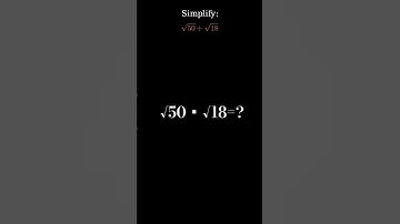 Simplify Surds Fast! | √50 + √18 Trick Explained #maths