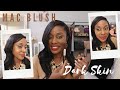 Best MAC Blush for Dark Skin! / MAC Blushes Review and Try On Swatches / Top Blushes for Dark Skin