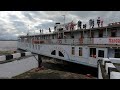 4K Колесный пароход Гоголь Paddle steamer 明轮船