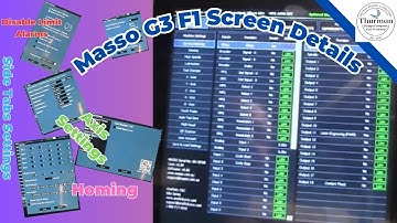 Onefinity Masso G3 F1 Setup Tabs