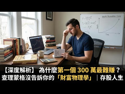 【深度解析】為什麼第一個 300 萬最難賺？查理蒙格沒告訴你的「財富物理學」｜存股人生
