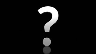 Breaking Questionmark On Reflective Black | Motion Graphics - Videohive template