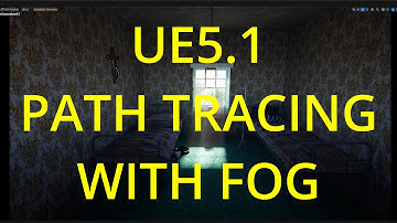 Unreal Engine 5.1 Path Tracing Demo With Volumetric Fog and Bach. #ue5 #unrealengine5