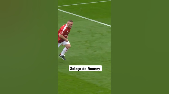 Golaço de Rooney no jogo das lendas do Manchester United