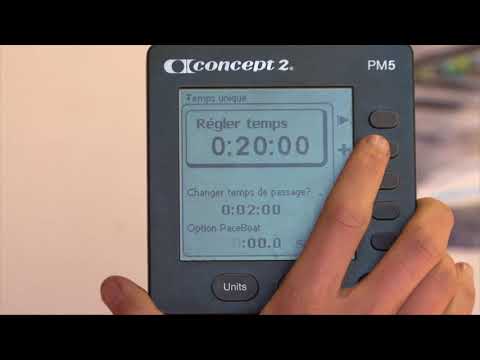 Comment programmer mon moniteur PM5 - CONCEPT 2