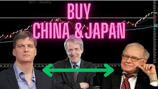 Michael Burry, Warren Buffet, and Robert Schiller all agree, Buy China and Japan!