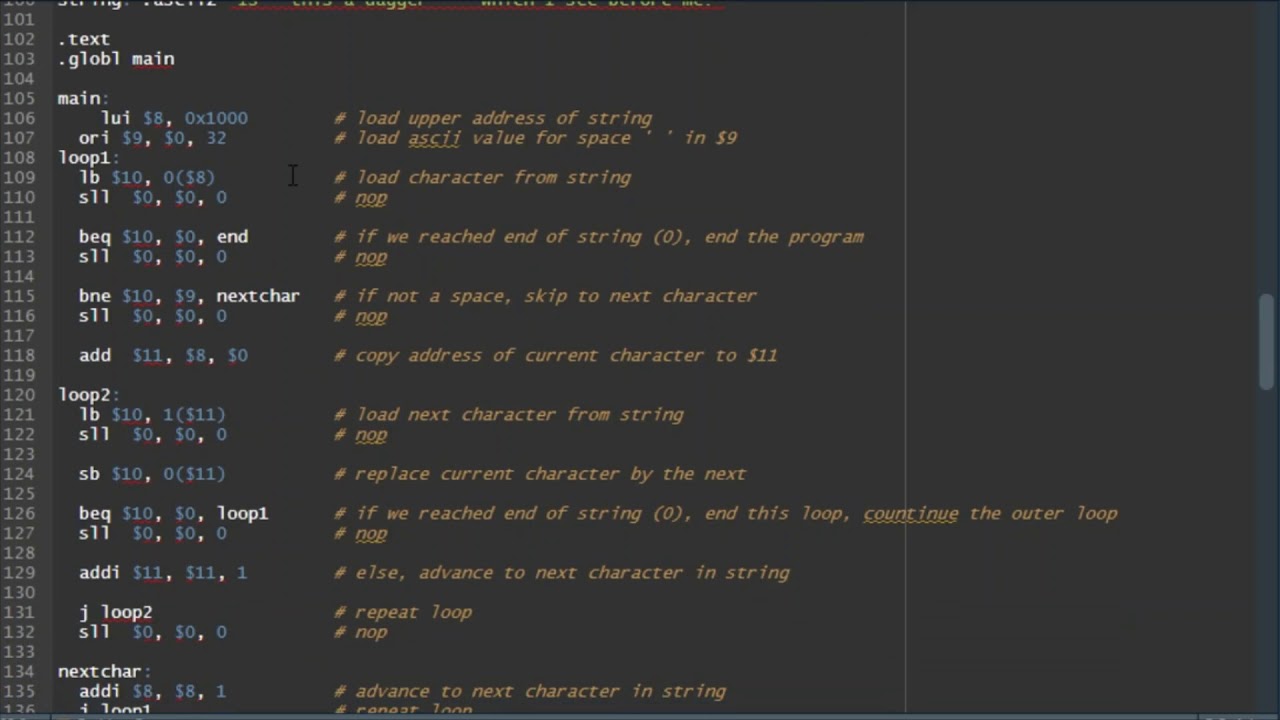 Assignment Help in Programming exercises with MIPS assembly
