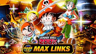 PRETTY GOOD F2P LR!! LEVEL 10 LINKS 100% LR KID GOKU, KRILLIN & BULMA! (DBZ: Dokkan Battle)