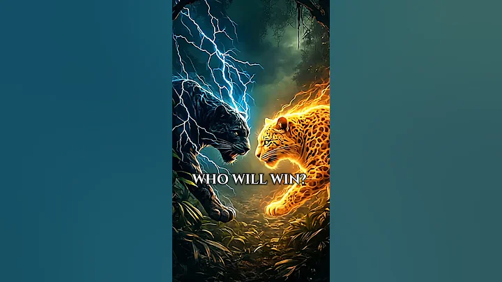 Solar Leopard vs Storm Jaguar in EPIC Showdown #leopard #jaguar #animals #animalbattle #ai #fyp